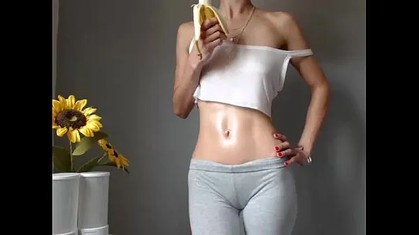 HD Fitness girl shows her perfect body disková trubice