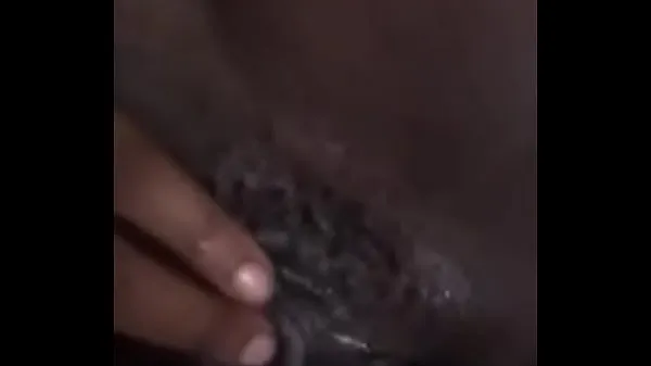 HD Ebony black African fingering pussy tiub pemacu