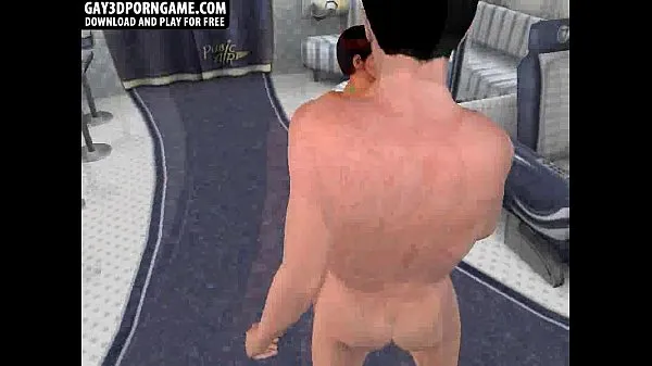 HD Horny 3D cartoon hunk gets fucked hard anally驱动管