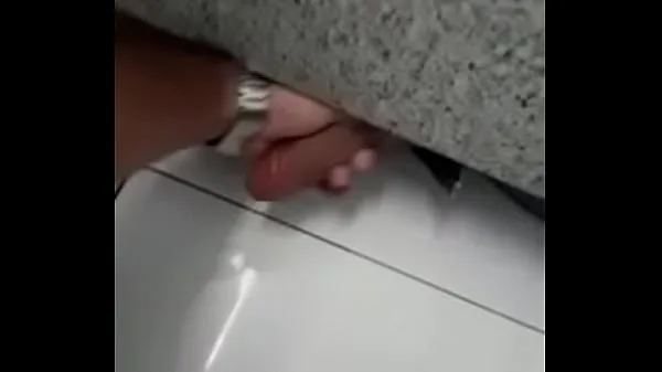 HD Jacking the guy in the bathroom at Shopping Três Américas - Cuiabá, MT 드라이브 튜브