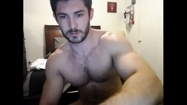 Tubo per unità HD Carino folto Hunky facendo uno spettacolo di web camera - Fuck Teen Boy