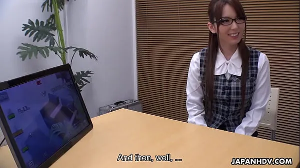 HD Japanese office lady, Yui Hatano is naughty, uncensored-stasjonsrør