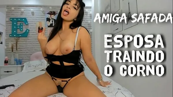 HD Sexy Latina Big boobs wife´s friend Humiliating CUCKOLD Roleplay - Casada traindo o Corno com BBC ڈرائیو ٹیوب