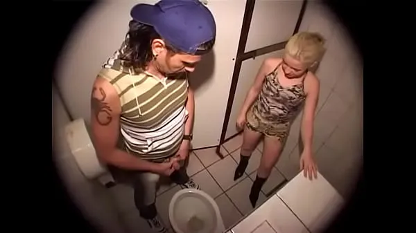 HD German kinky blonde in her favorite toilet drive Tube
