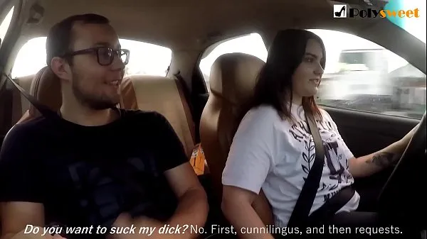 HD Girl chatting and masturbating in car while driving in public - cum at the end drive Tube