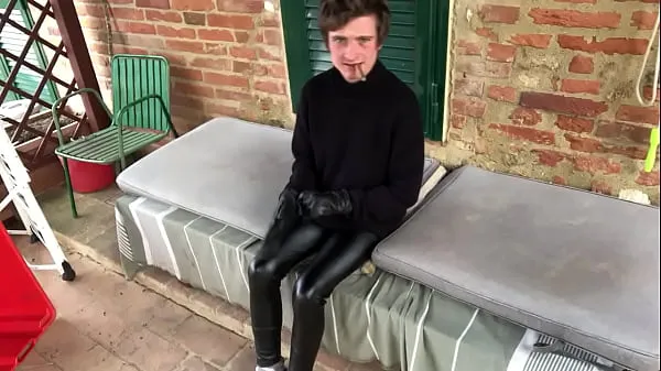 HD Fetish with leather pants ổ đĩa ống