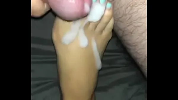 HD Cum on toes ổ đĩa ống