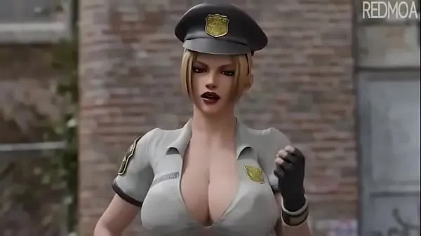 HD female cop want my cock 3d animation ổ đĩa ống