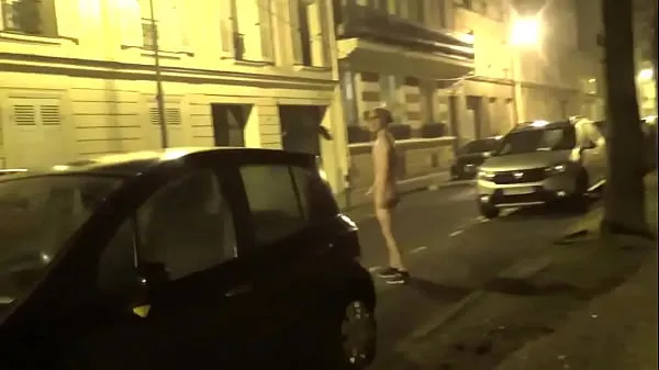 HD exhib whore naked in the street drive Tube