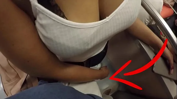 HD Unknown Blonde Milf with Big Tits Started Touching My Dick in Subway ! That's called Clothed Sex 드라이브 튜브