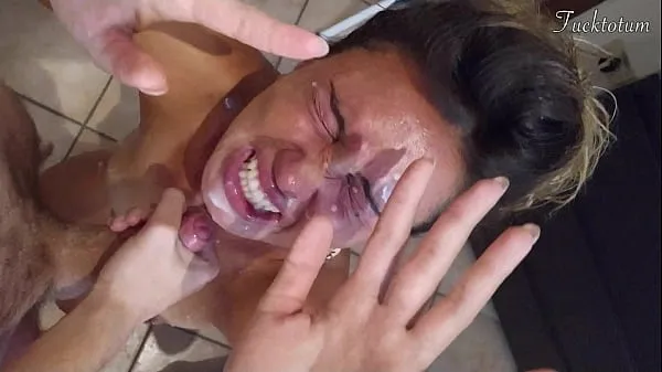 HD Girl orgasms multiple times and in all positions. (at 7.4, 22.4, 37.2). BLOWJOB FEET UP with epic huge facial as a REWARD - FRENCH audio drive Tube