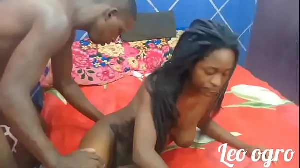 HD Beautiful black woman taking her ass and cum in her face after having her ass and cunt fucked in a DPV with Negro Blue Rj驱动管