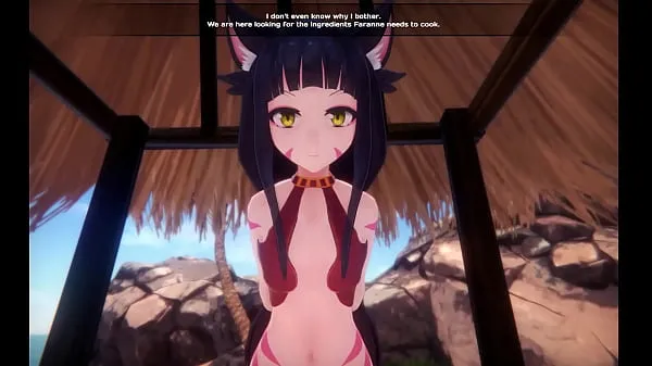 HD MonsterGirl Island [Monthly Hentai game] Ep.13 Discovering a shape shifter hot smile girl with growing boobs on the beach elektrónka