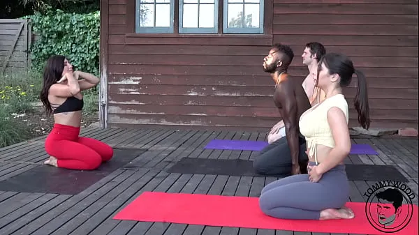 HD BBC Yoga Foursome Real Couple Swap-enhet Tube