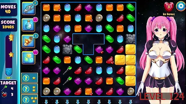 HD Honey crush gameplay sexy puzzle sürücü Tüpü