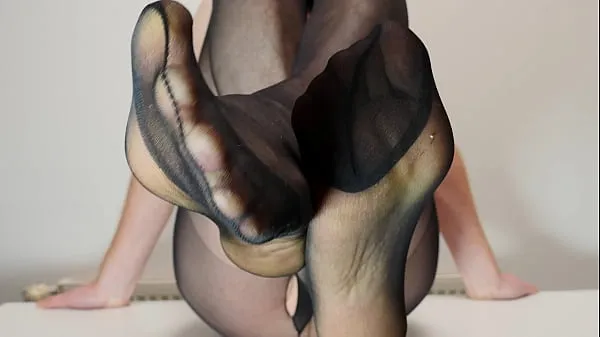 HD Black Pantyhose Tights Play ổ đĩa ống