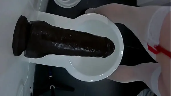 HD Big Black Dildo schijfbuis