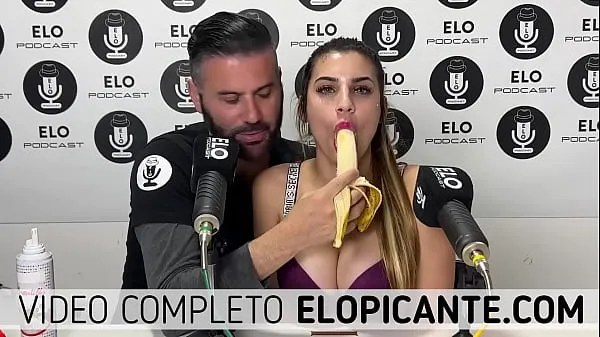 HD MELITA ROJAS SUCKS THE BANANA WITH CREAM FROM ELO PODCAST asemaputki