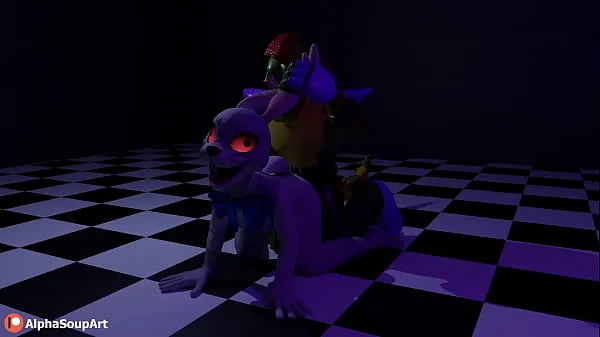 HD FNAF Vanny fucked by Gator أنبوب محرك الأقراص