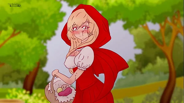 HD Little Red Riding Hood scolded a pervert who fucked a tree and let him know a woman's body !Hentai Cartoon Parody Drive Tube